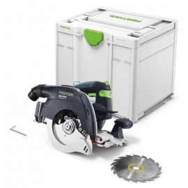 Scie circulaire à capot basculant sans fil HKC 55 EB-Basic Festool