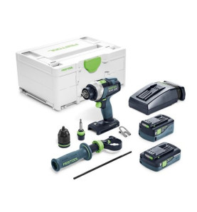 Perceuse-visseuse sans fil TDC 18/4 5,0/4,0 I-Plus QUADRIVE Festool