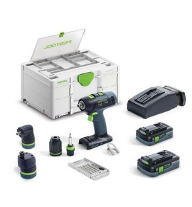 Perceuse-visseuse sans fil T 18+3 HPC 4,0 I-Set Festool