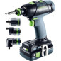 Perceuse-visseuse sans fil T 18+3 HPC 4,0 I-Set Festool