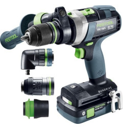 Perceuse-visseuse à percussion sans fil TPC 18/4 5,0/4,0 I-Set/XL QUADRIVE Festool