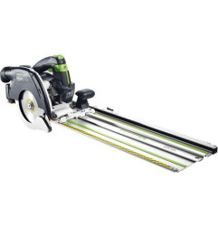 Scie circulaire à capot basculant sans fil HKC 55 5,0 EBI-Set-FSK 420 Festool