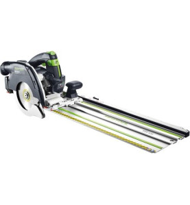 Scie circulaire à capot basculant sans fil HKC 55 5,0 EBI-Set-FSK 420 Festool