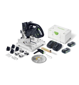 Scie à onglets sans fil SYMC 70 4,0 EBI-Plus SYMMETRIC Festool