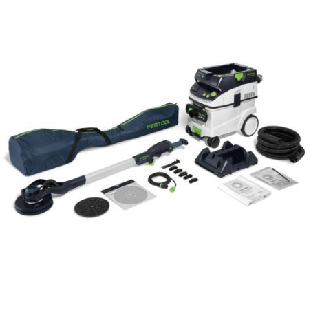 Kit ponceuse à bras et aspirateur LHS 2-M 225 EQ/CTL 36-Set PLANEX Festool