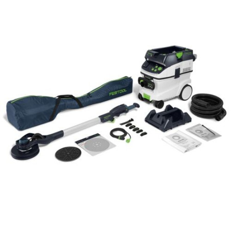 Kit ponceuse à bras et aspirateur LHS 2-M 225 EQ/CTM 36-Set PLANEX Festool