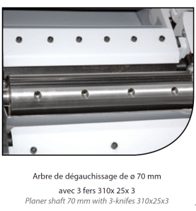 COMBINE  A BOIS 5 OPERATIONS  Triphasé 310MM  COM310T + Coffret Lemaximum offert