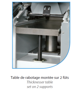 RABOTEUSE/DEGAUCHISSEUSE EN 310mm RAD310T Triphasé