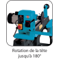 TOUR A BOIS EN 1100mm AV PIETEMENT EN FONTE TAB110