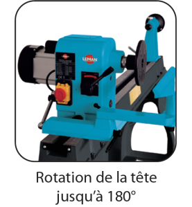 TOUR A BOIS EN 1100mm AV PIETEMENT EN FONTE TAB110