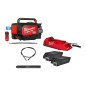 MXF CV BCKIT-602 - MX FUEL™ Aiguille vibrante compacte, 2 batteries 6Ah, tête 38mm, flexible de 2m