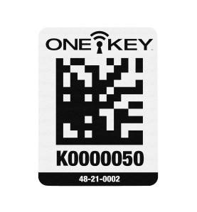 AIDTLP - Grande étiquette QR CODE ONE-KEY™ large pour surface plastique (100 pcs)