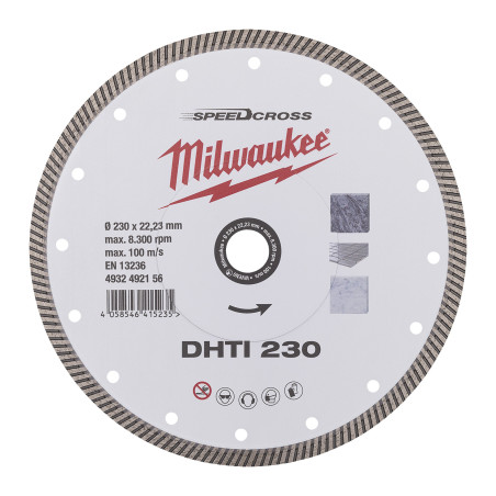 DISQUE SPEEDCROSS DHTI 230MM