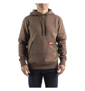 SWEAT MID  À CAPUCHE MARRON - TAILLE (M)