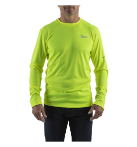 T-SHIRT WORKSKIN MANCHES-LONG JAUNE - TAILLE (M)