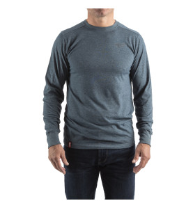 T-SHIRT HYBRID MANCHES-LONGUES BLEU - TAILLE (S)