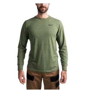 T-SHIRT HYBRID MANCHES-LONGUES VERT - TAILLE (S)