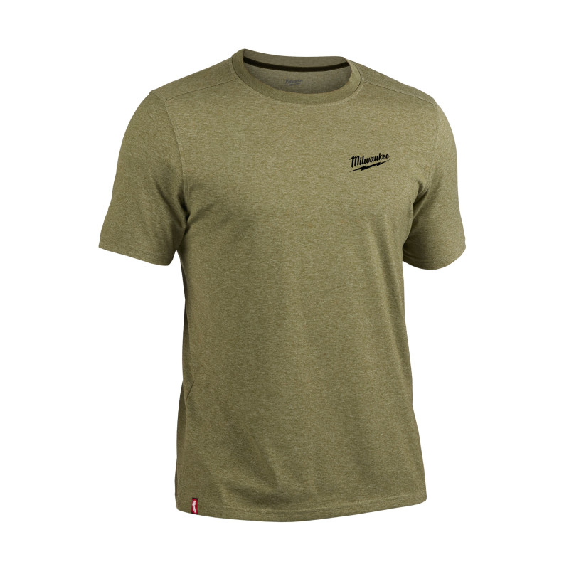 T-SHIRT HYBRID MANCHES-COURTES VERT - TAILLE (XL).