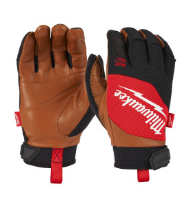 GANTS CUIR HYBRIDE -S/7 -1 PC