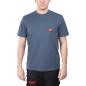 T-SHIRT TRAVAIL MANCHES-COURTES BLEU - TAILLE (M)