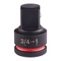 ADAPTATEUR SHOCKWAVE™ 3/4" SKT vers 1" SKT