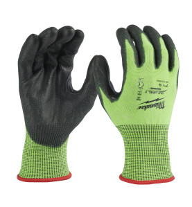 GANTS HAUTE VISIBILITÉ & ANTI-COUPURE NIVEAU 5/E - S/7-1PC