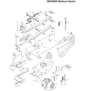 Scie à chantourner Multicut QUICK E Hegner