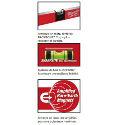 NIVEAU TUBULAIRE REDSTICK PREMIUM 120 CM