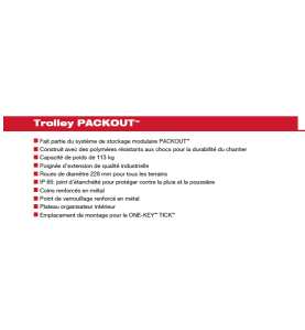 PACKOUT™ TROLLEY DIM. 560 X 410 X 480