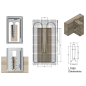 Lignatool - Composez votre gabarit pour usinage de queues d'aronde - Fraise incluse dans nos kits