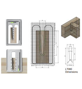 Lignatool - Composez votre gabarit pour usinage de queues d'aronde - Fraise incluse dans nos kits