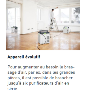 Purificateur d'air Festool SYS-AIR H (Dispo Octobre 24)