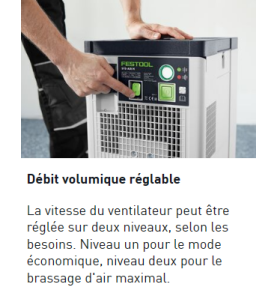 Purificateur d'air Festool SYS-AIR H (Dispo Octobre 24)