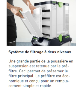 Purificateur d'air Festool SYS-AIR H (Dispo Octobre 24)