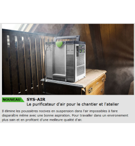 Purificateur d'air Festool SYS-AIR M (Dispo Octobre 24)