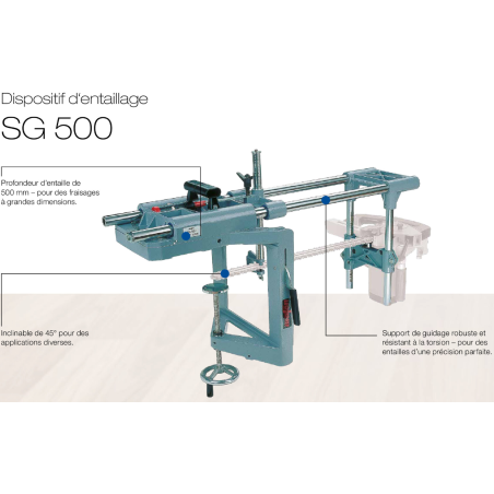 Dispositif d’entaillage SG 500 pour mortaiseuse à chaîne LS 103 Ec