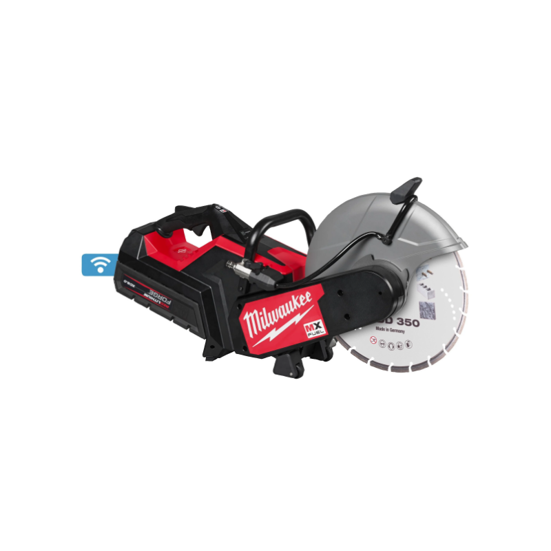 MXF COS350G2-802 - MX FUEL™ Découpeuse 350 mm, 2 batteries 8Ah avec frein et anti-kickback