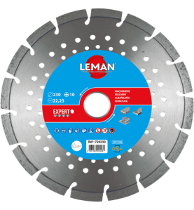 Disque Diamant Segments 125X22.2 Ht10 Multimatériaux ref 720125 Leman