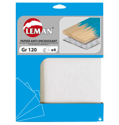 Vente de 4 FEUILLES PAPIER ANTI-ENCRASSANT 230X280 GR 80 Leman, numéro 7544 / mn_PA.11 à 3,74 €HT soit 4,49 €TTC. 