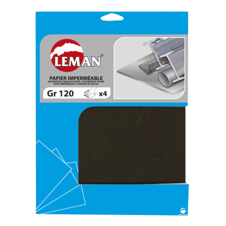 Vente de 4 FEUILLES PAPIER IMPERMEABLE 230X280 GR 240 Leman, numéro 7554 / mn_PI.02 à 3,74 €HT soit 4,49 €TTC. 