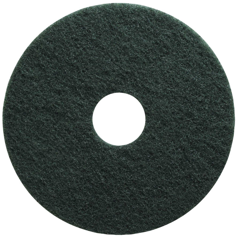 Disque Pad Fibre Polyester D.406 Vert Recurage  ref 5240602 Leman