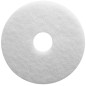 Disque Pad Fibre Polyester D.406 Blanc Polissage  ref 5240603 Leman