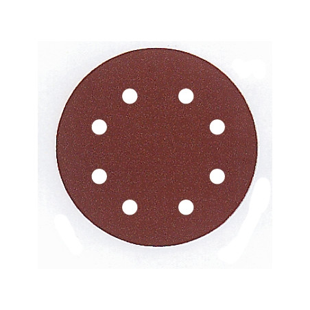 Vente de DISQUE VELCRO 8 TROUS D.115 GR 60 Leman, numéro 7691 / mn_115.08.060 à 0,83 €HT soit 0,99 €TTC. 