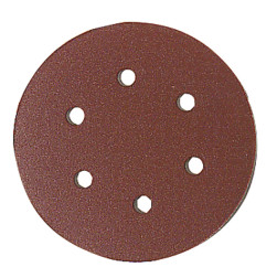 Vente de DISQUE VELCRO 6 TROUS D.150 GR 40 Leman, numéro 7904 / mn_150.06.040 à 0,83 €HT soit 0,99 €TTC. 