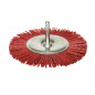 Brosse Circulaire D50 Fil Nylon Gr80 Tige De 6X30 ref 110.051 Leman