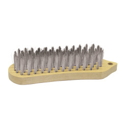 Vente de BROSSE MANUELLE FORME VIOLON 200X150x30 FIL 0.30 INOX droit Leman, numéro 9377 / mn_710.203 à 8,74 €HT soit 10,49 €TTC.