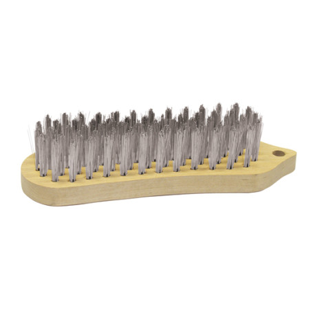 Vente de BROSSE MANUELLE FORME VIOLON 200X150x30 FIL 0.30 INOX droit Leman, numéro 9377 / mn_710.203 à 8,74 €HT soit 10,49 €TTC.