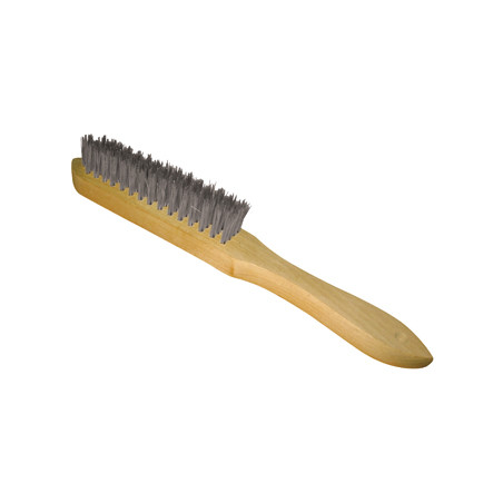 Vente de BROSSE MANUELLE MANCHE BOIS 295x145x25 FIL 0.30 acier droit Leman, numéro 9381 / mn_720.292 à 3,33 €HT soit 3,99 €TTC. 