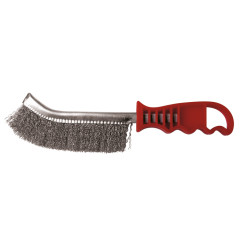 Vente de BROSSE MANUELLE DEMI-LUNE 265x140x25 FIL 0.30 acier ondulé Leman, numéro 9390 / mn_740.226 à 2,91 €HT soit 3,49 €TTC. 