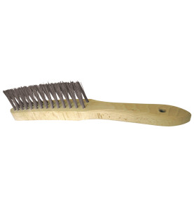 Vente de BROSSE MANUELLE EN V Spécial soudure 295X145X35 FIL ACIER Leman, numéro 9393 / mn_750.232 à 8,33 €HT soit 9,99 €TTC. 